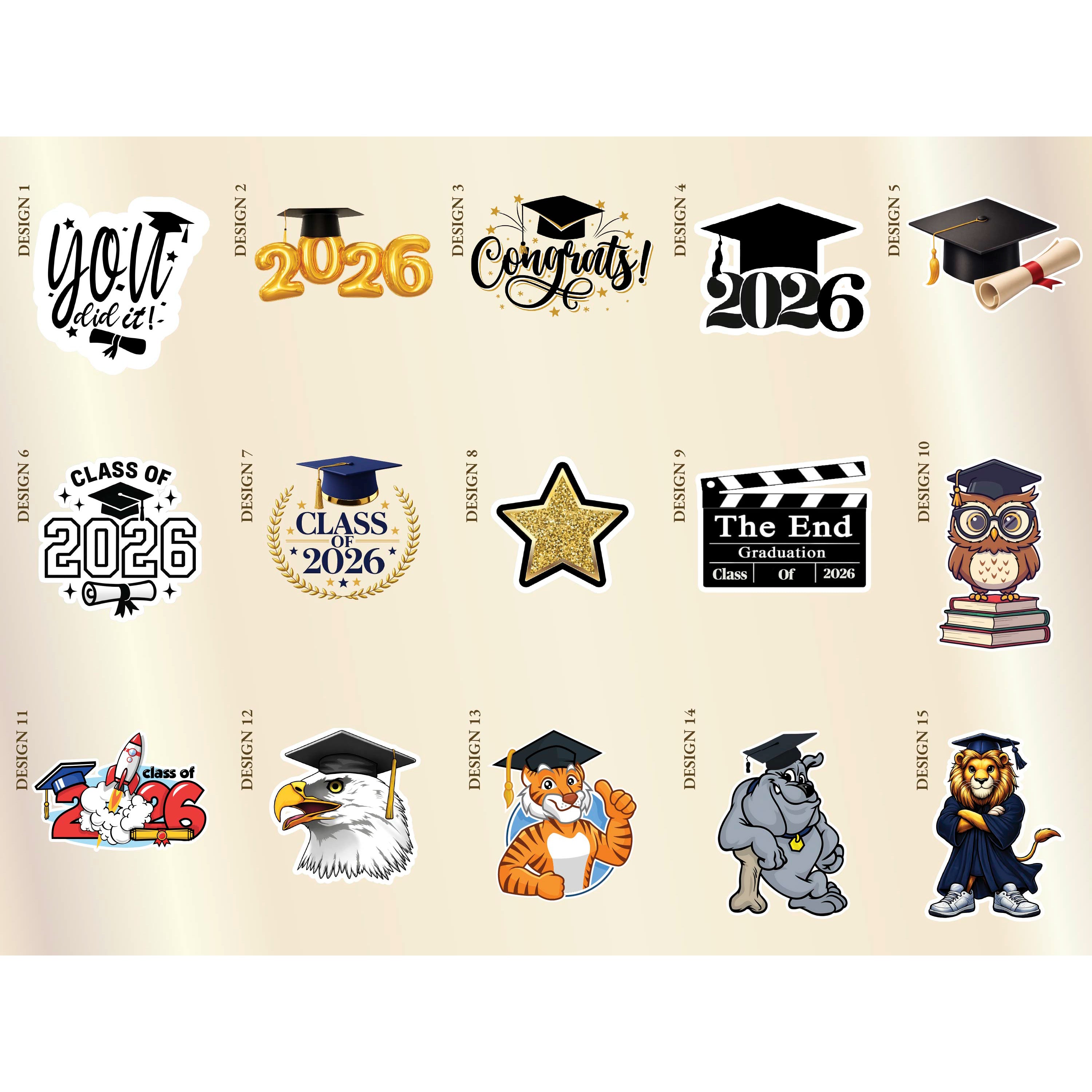 Graduation Stickers