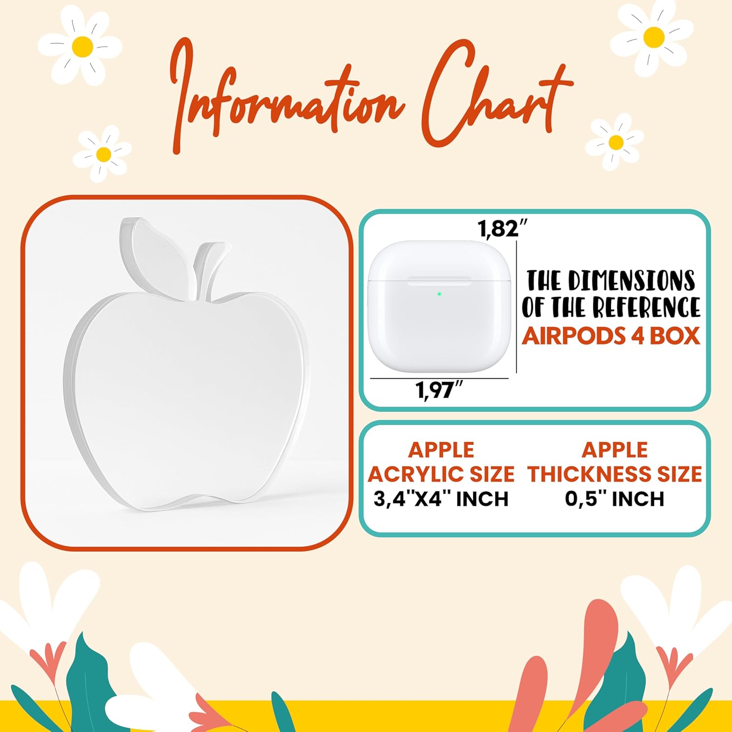 Personalized Apple Plaque Teacher Appreciation Gift