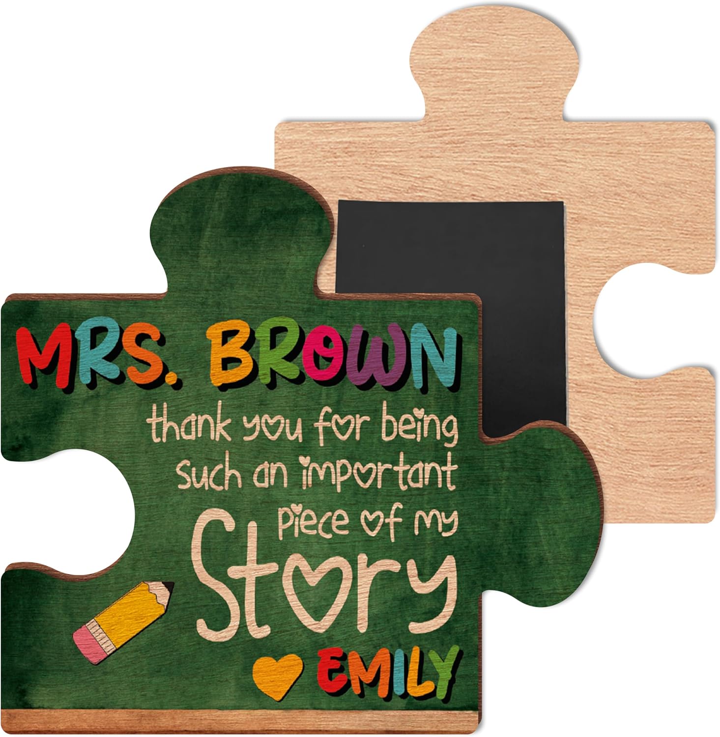 Personalized Teacher Magnet Gift