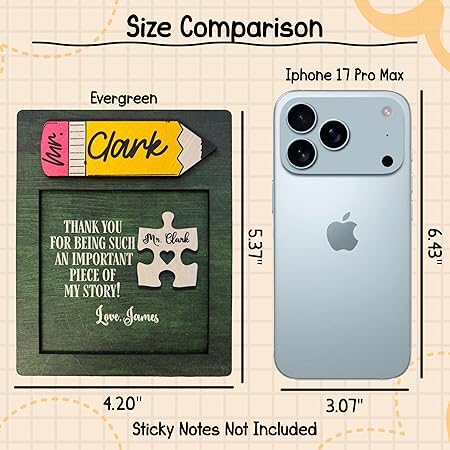 Personalized Teacher Puzzle Plaque Gift