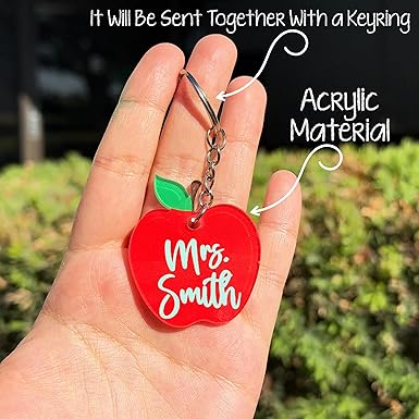Teacher Appreciation Personalized Pencil Keychain