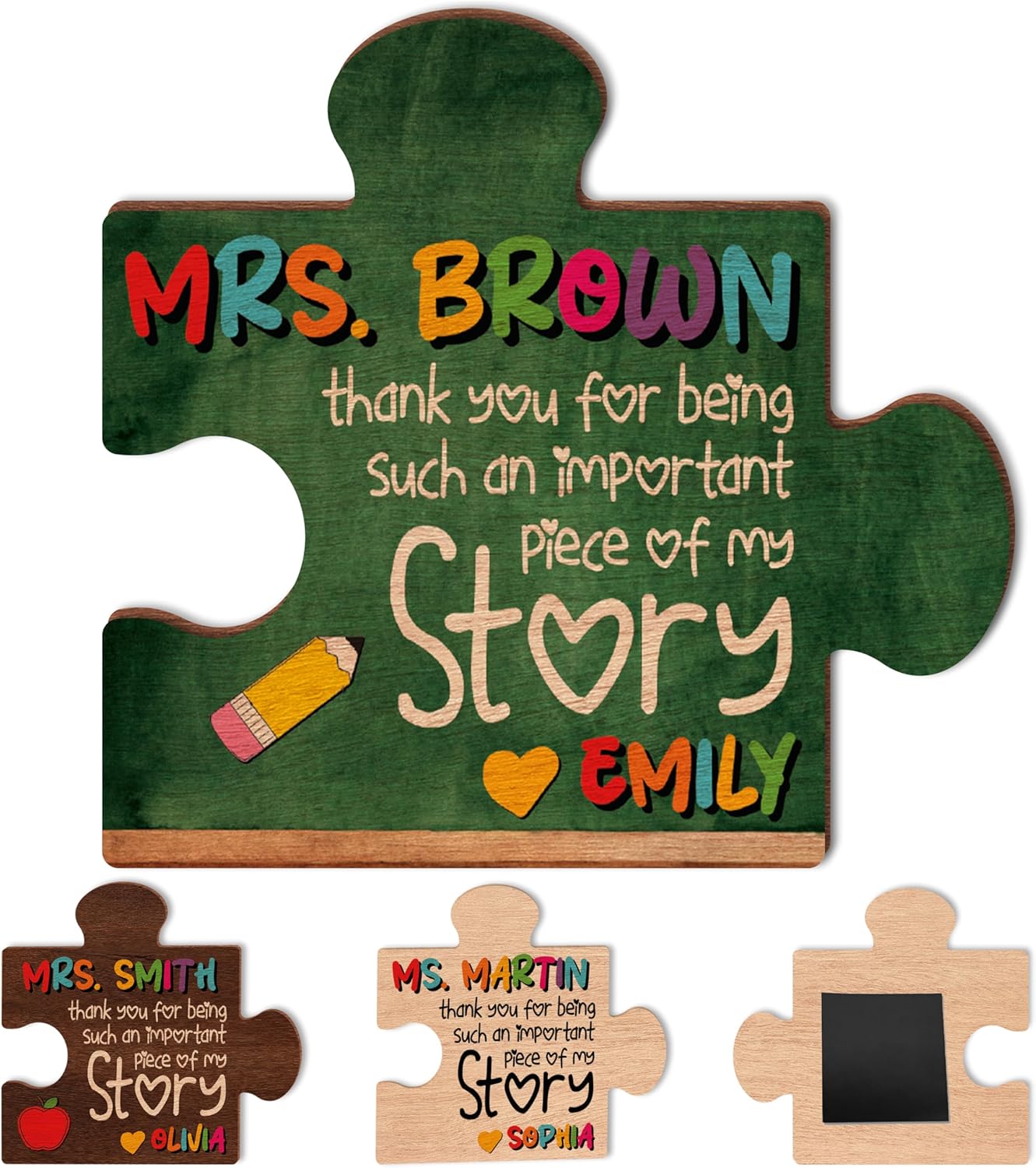 Personalized Teacher Magnet Gift