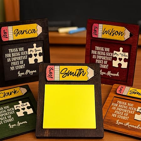 Personalized Teacher Puzzle Plaque Gift