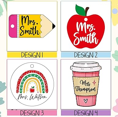 Teacher Appreciation Personalized Pencil Keychain