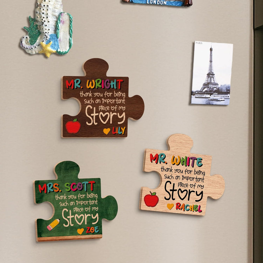 Personalized Teacher Magnet Gift