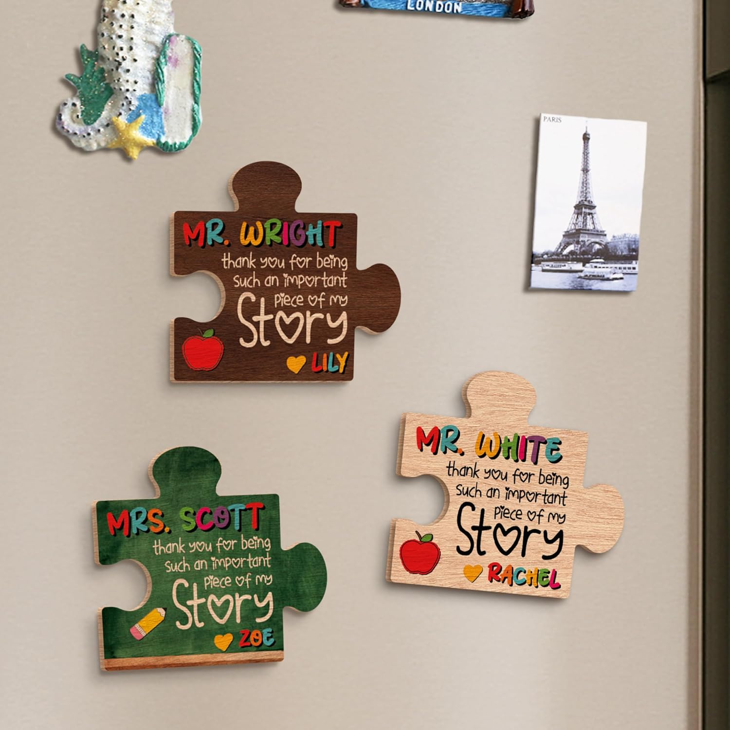 Personalized Teacher Magnet Gift