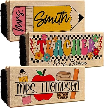 Personalized Teacher Appreciation Eraser – Thank You Gift