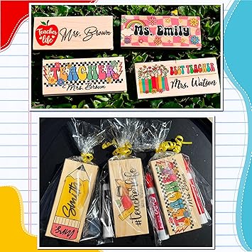 Personalized Teacher Appreciation Eraser – Thank You Gift