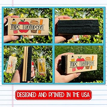 Personalized Teacher Appreciation Eraser – Thank You Gift