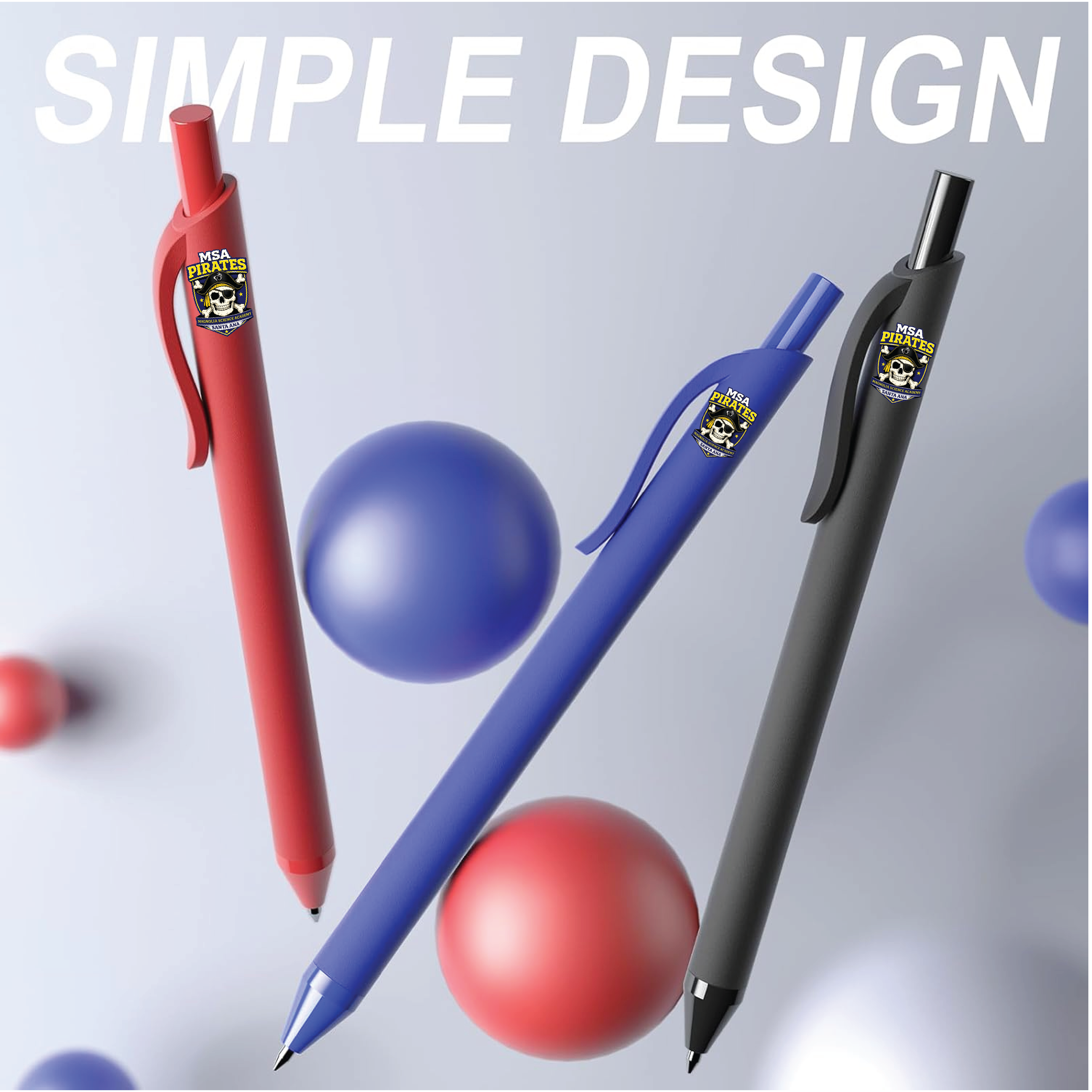 MSA Logo Pens – School Spirit Writing Essentials
