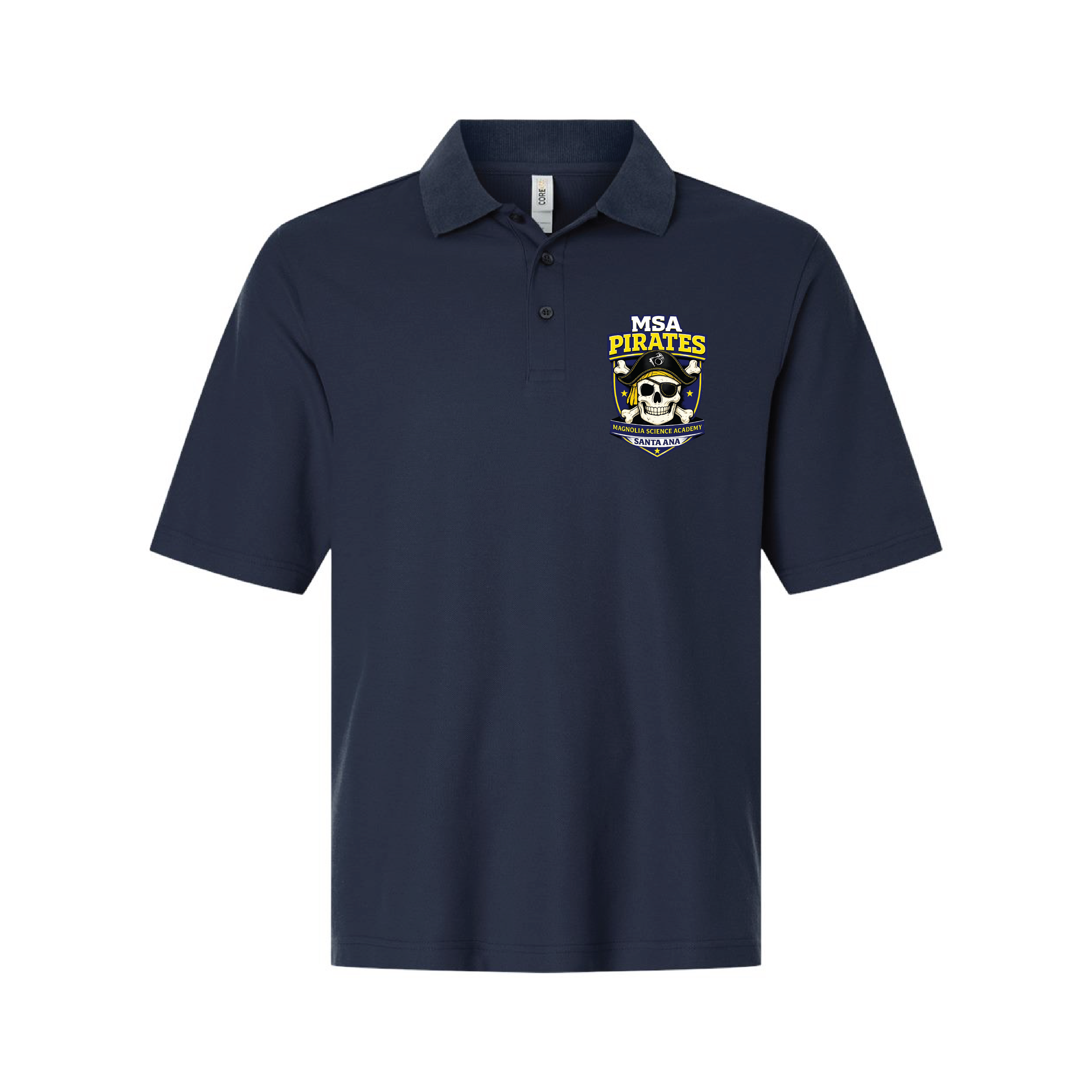 Unisex MSA Pirates Performance Polo