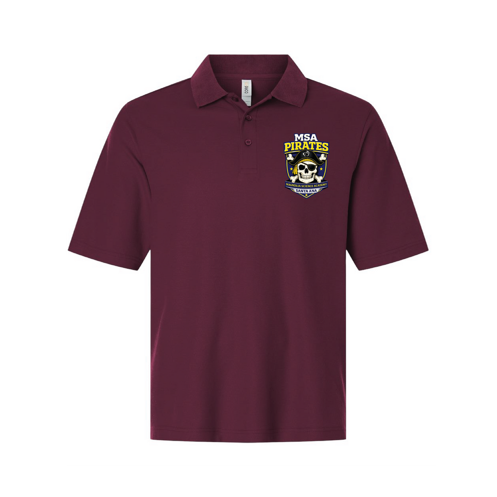 Unisex MSA Pirates Performance Polo