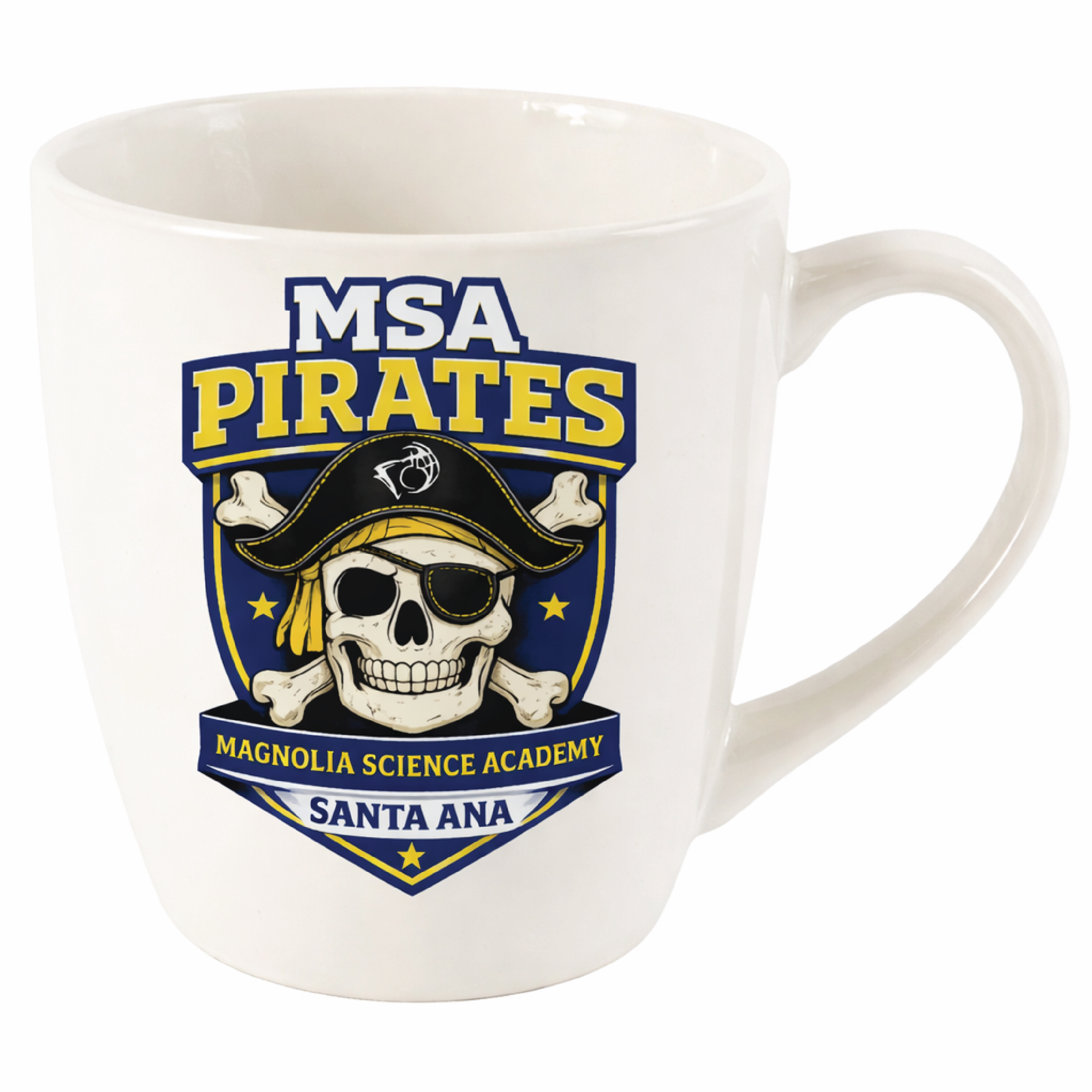 MSA Pirates Glass Mug