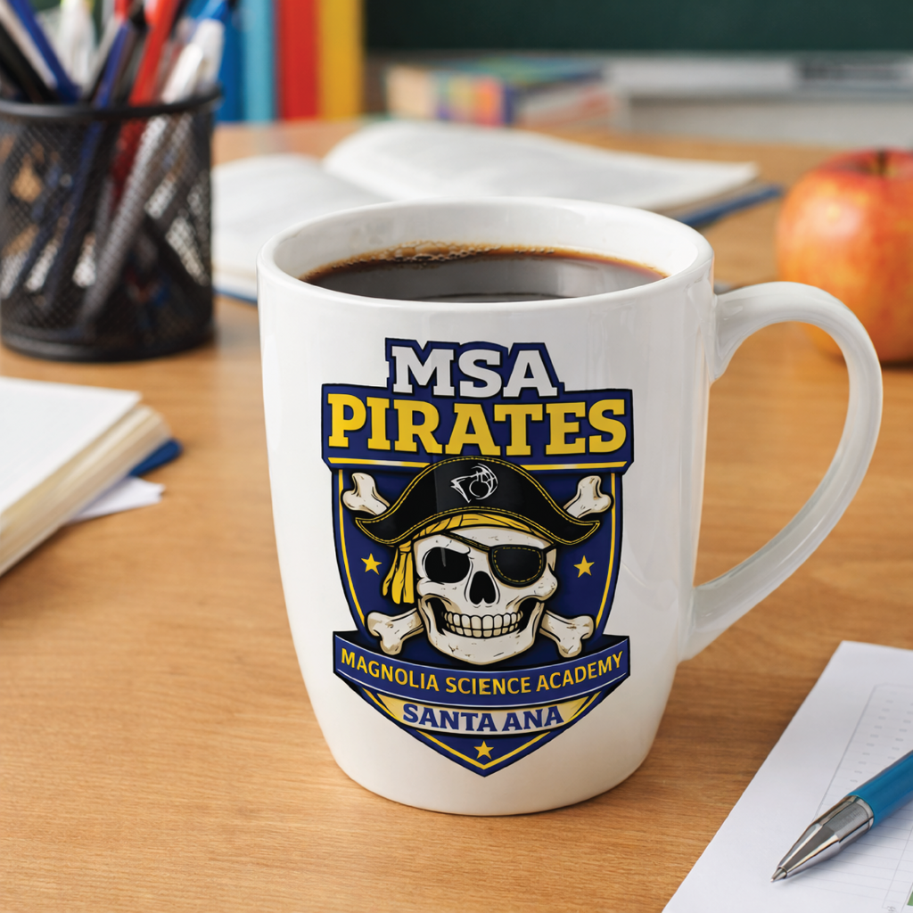 MSA Pirates Glass Mug