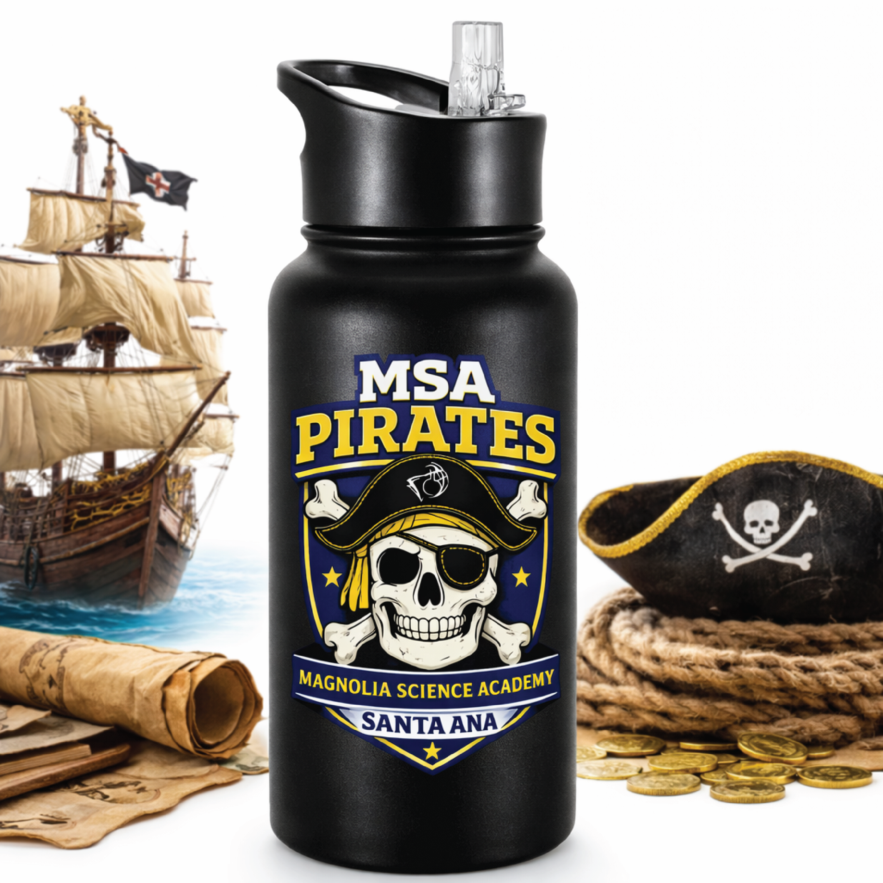 MSA Pirates Everyday Water Bottle