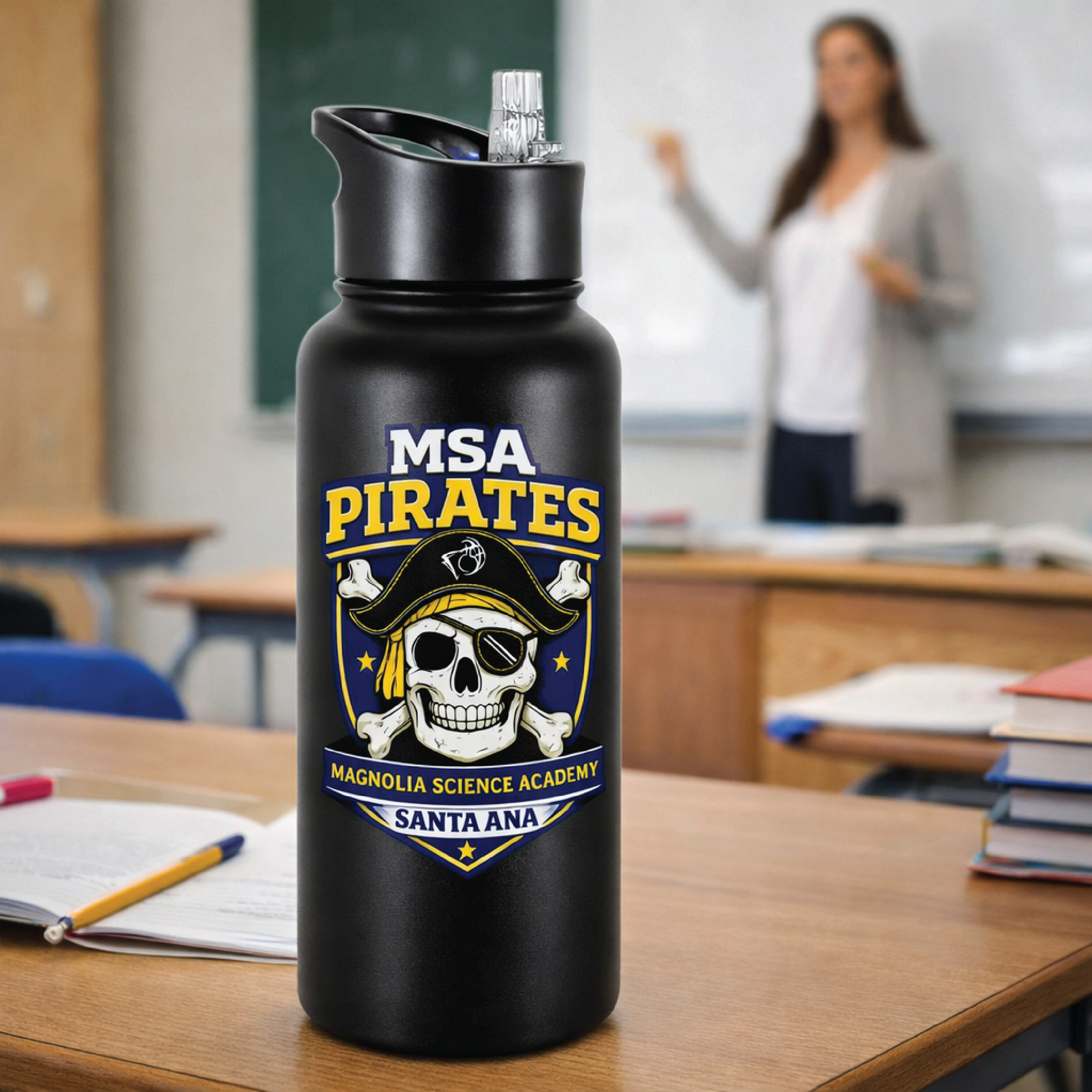MSA Pirates Everyday Water Bottle