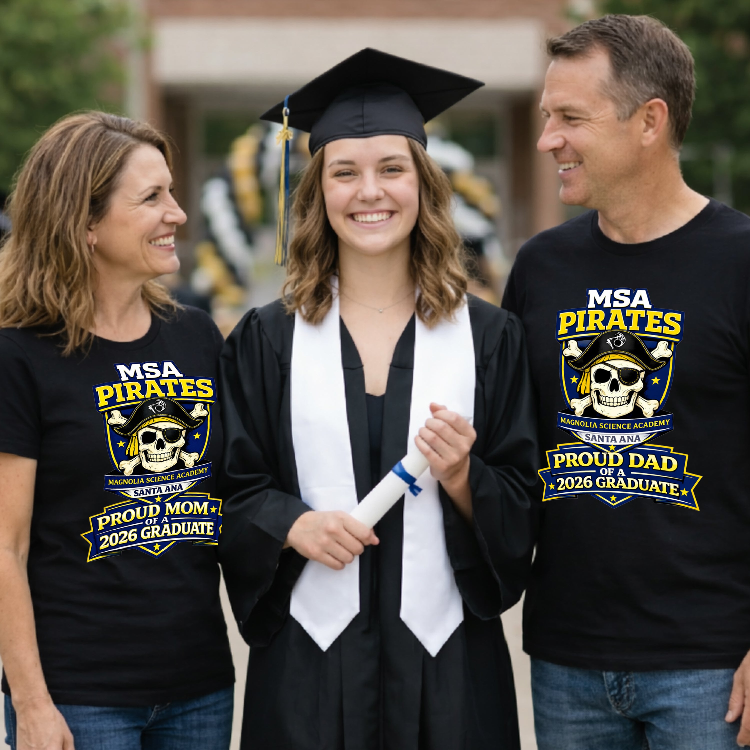 Unisex Graduation T-Shirt For Parents