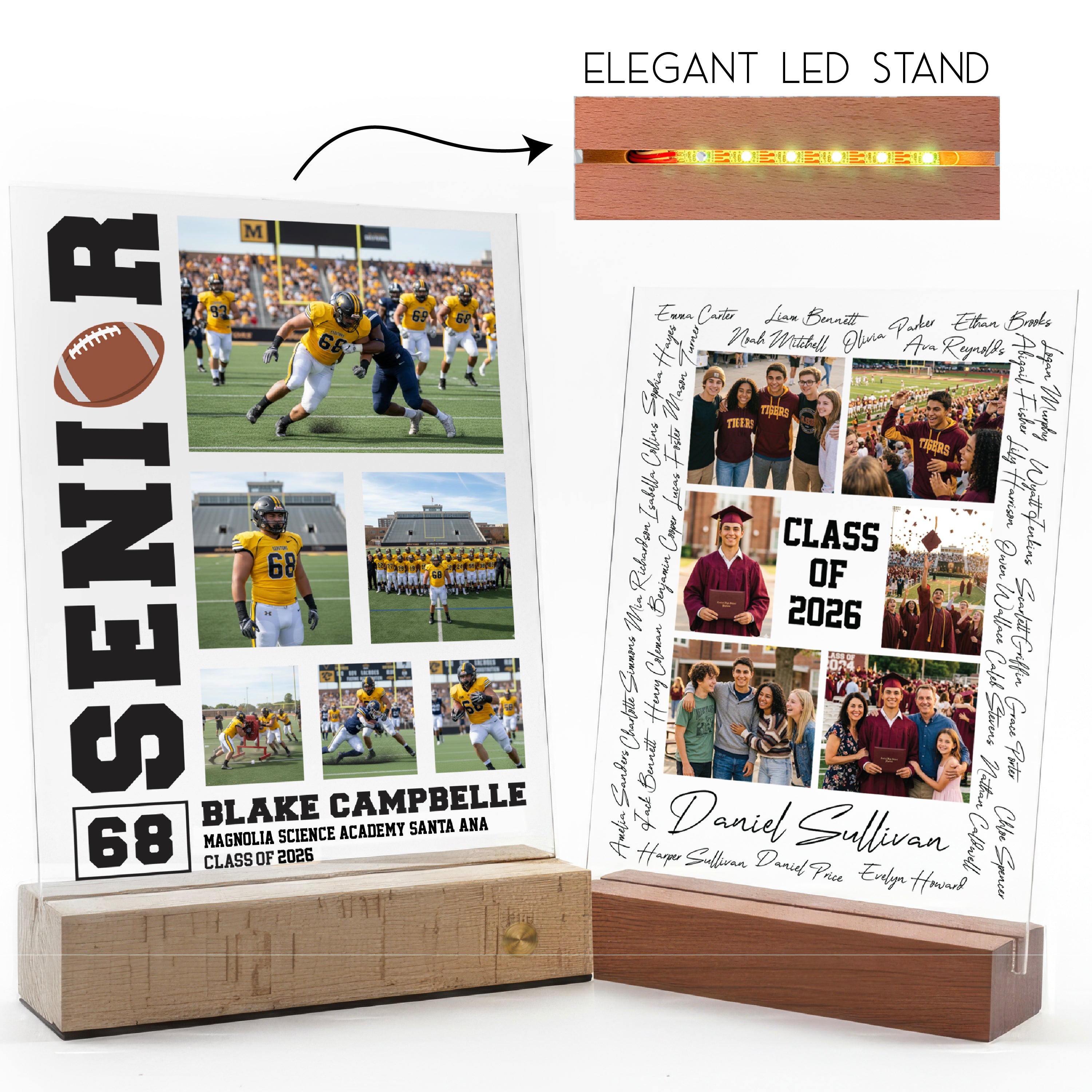 LED Graduation Light Stand